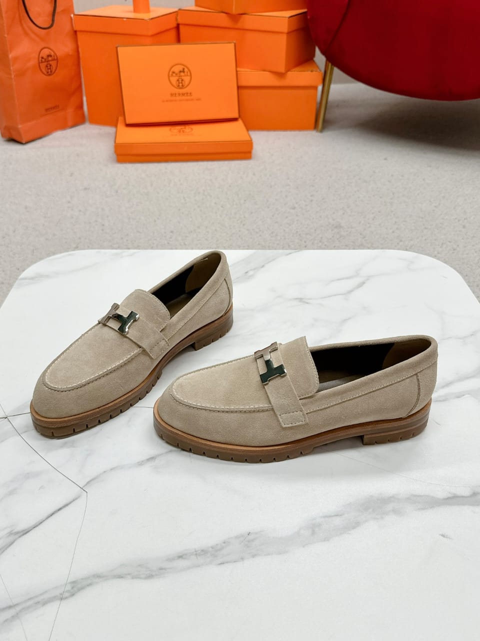 Hermes  Faubourg loafer for woman