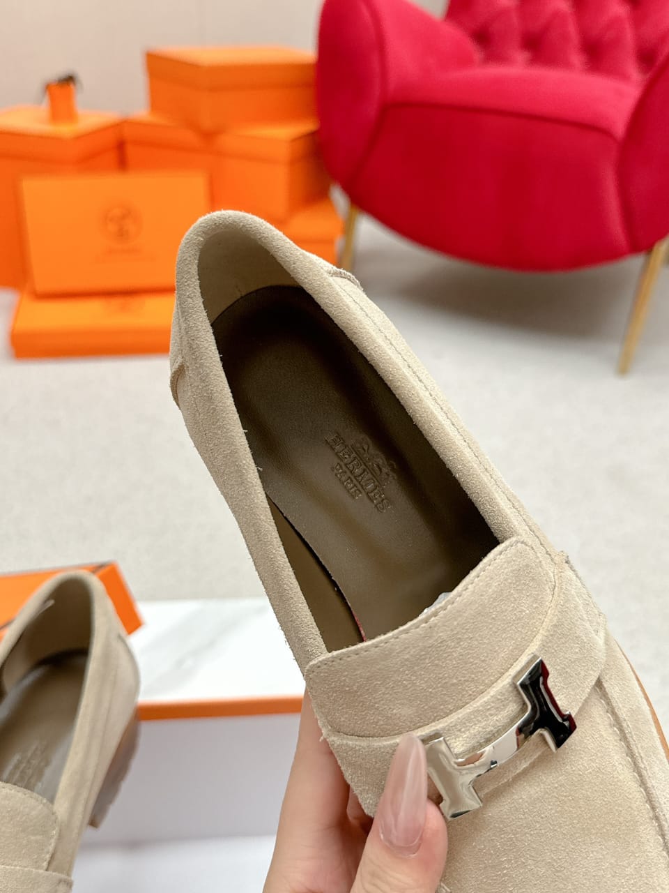Hermes  Faubourg loafer for woman