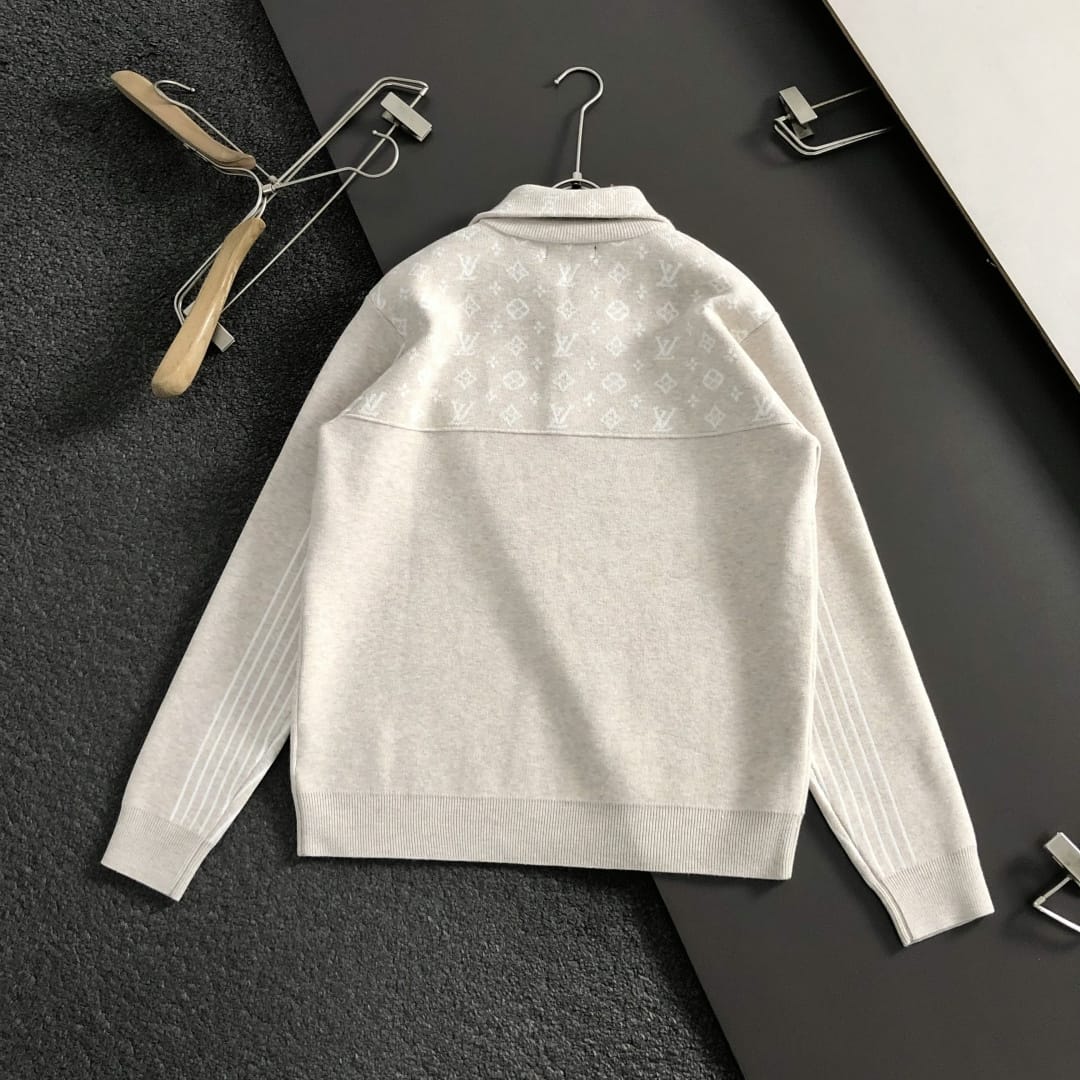 Louis Vuitton  Ribbed Wool Half-Zip Pullover for men