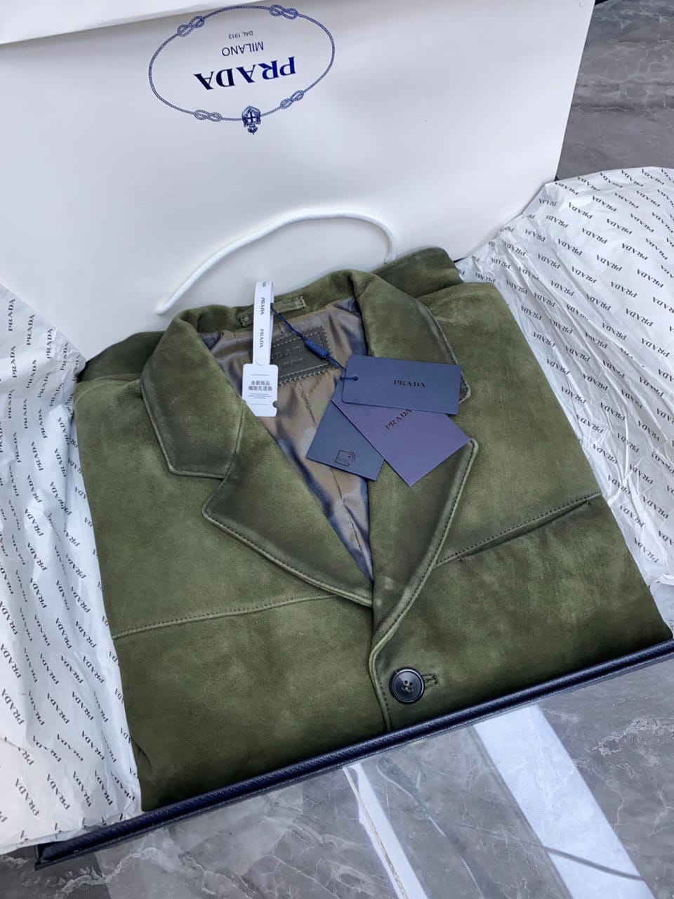 Prada  Suede jacket for men