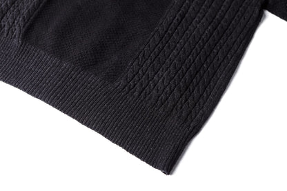 Versace Medusa Jacquard Zip Knit Sweater for men