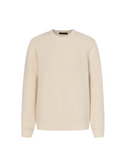 Louis Vuitton  Embroidered Signature Cashmere Crewneck for men