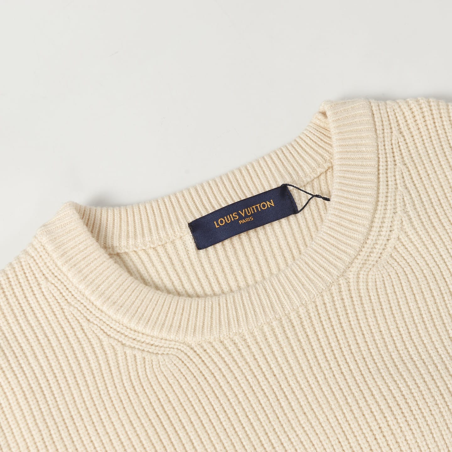 Louis Vuitton  Embroidered Signature Cashmere Crewneck for men