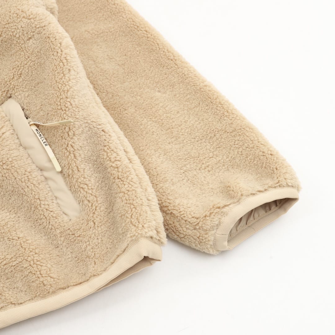 Moncler Teddy Zip-Up Sweatshirt with Pocket for men