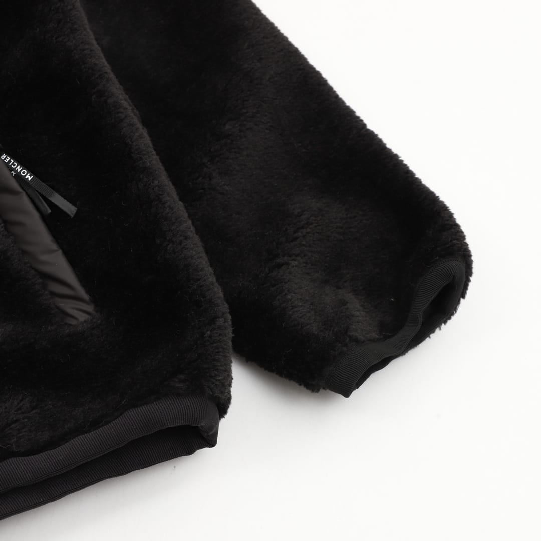Moncler Teddy Zip-Up Sweatshirt with Pocket for men