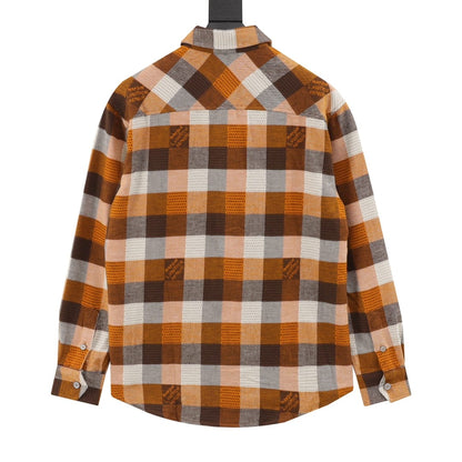 Louis Vuitton  Flannel Shirt with Buttons and Long Sleeves for men