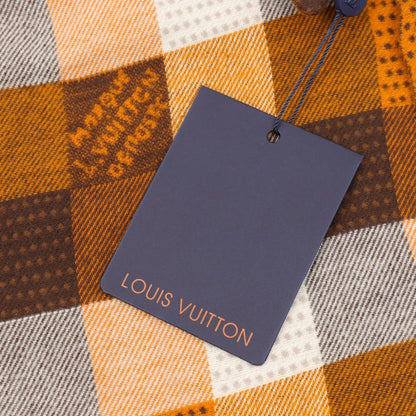 Louis Vuitton  Flannel Shirt with Buttons and Long Sleeves for men
