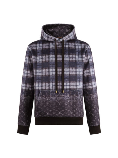 Louis Vuitton  Monogram Faded Plaid Hoodie for men