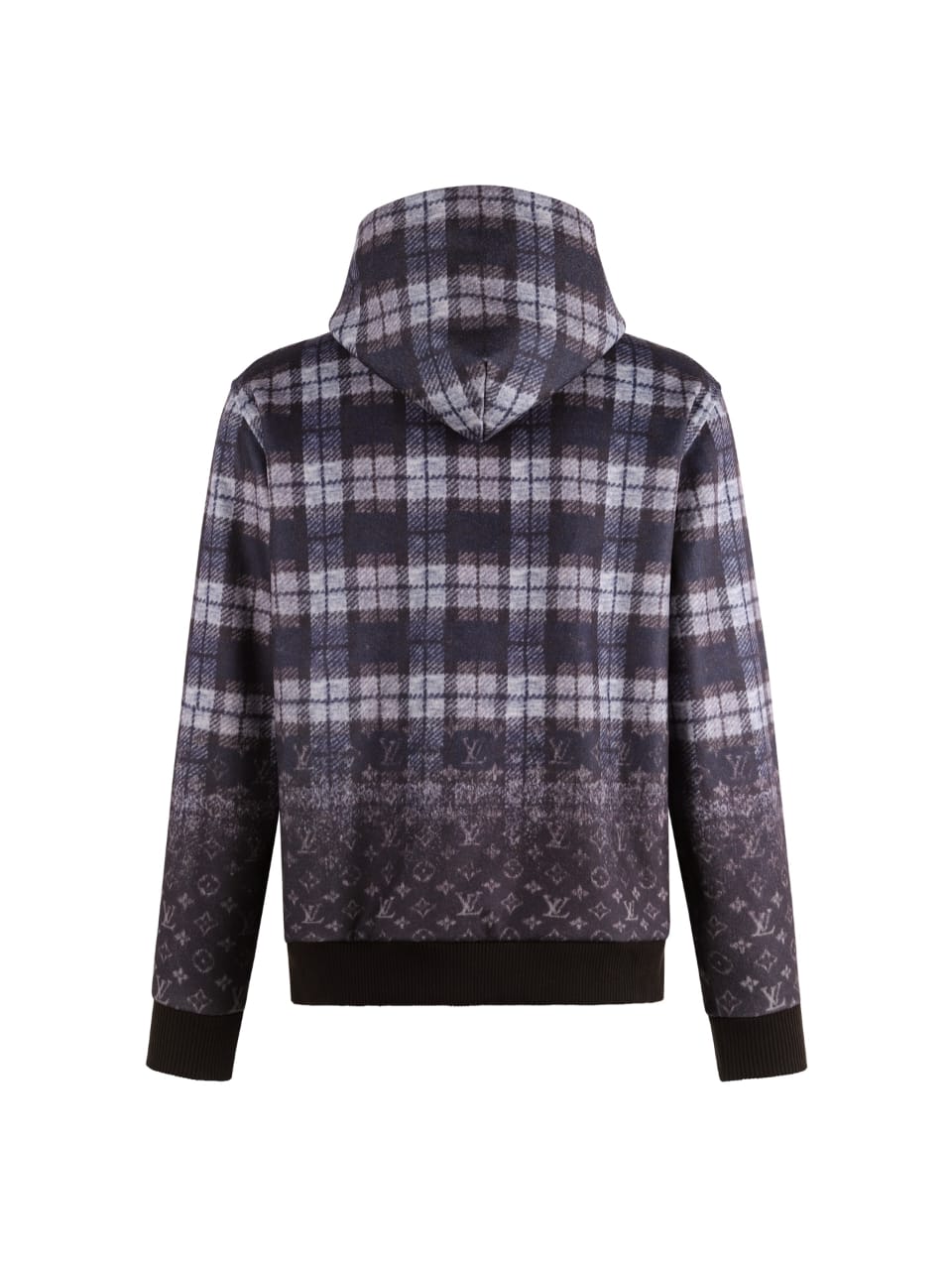 Louis Vuitton  Monogram Faded Plaid Hoodie for men