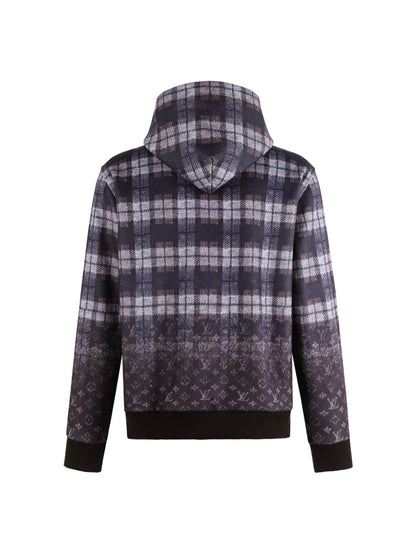 Louis Vuitton  Monogram Faded Plaid Hoodie for men