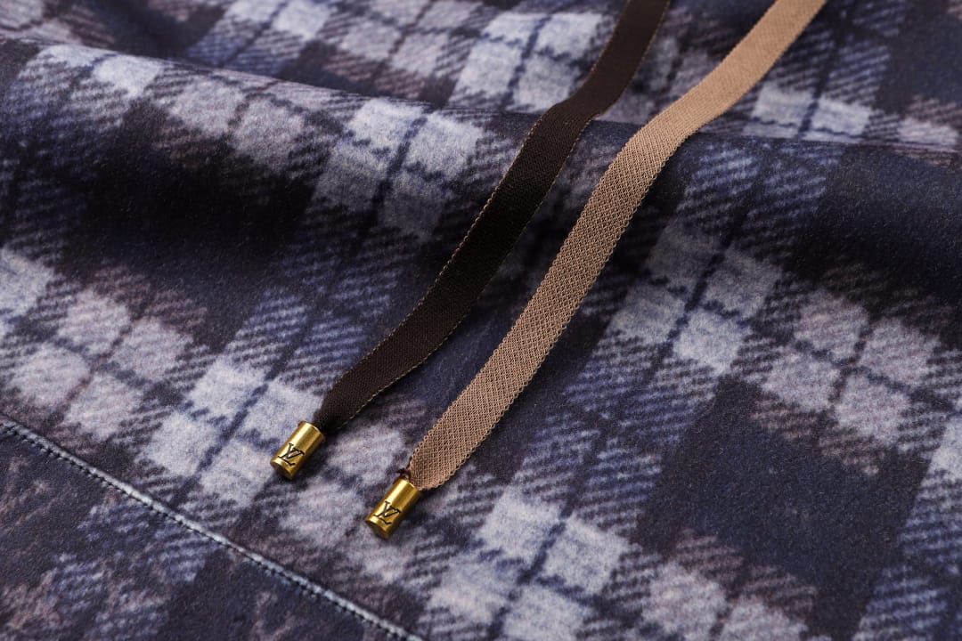 Louis Vuitton  Monogram Faded Plaid Hoodie for men