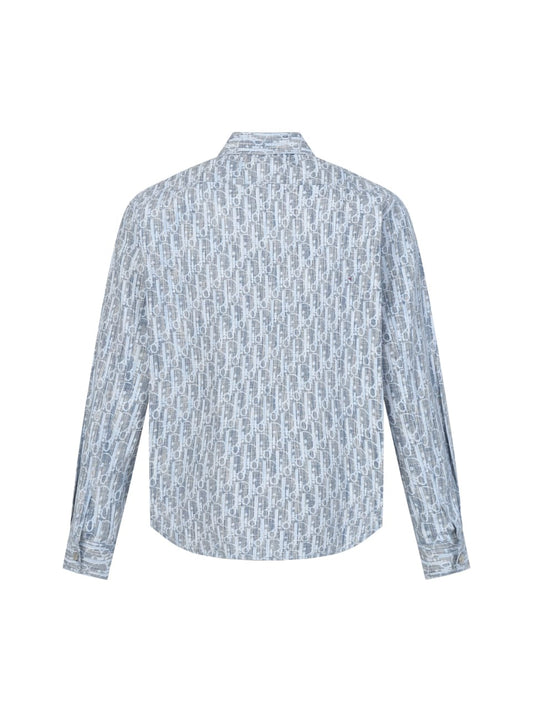 Dior Overshirt Oblique Kasuri Cotton Denim for men