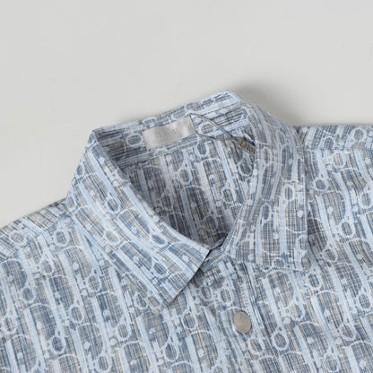 Dior Overshirt Oblique Kasuri Cotton Denim for men
