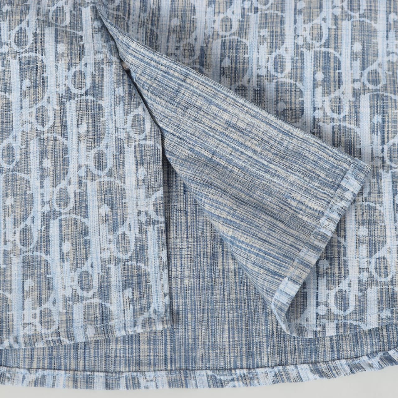 Dior Overshirt Oblique Kasuri Cotton Denim for men