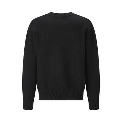 Fendi  Sweater Black wool pullover for men