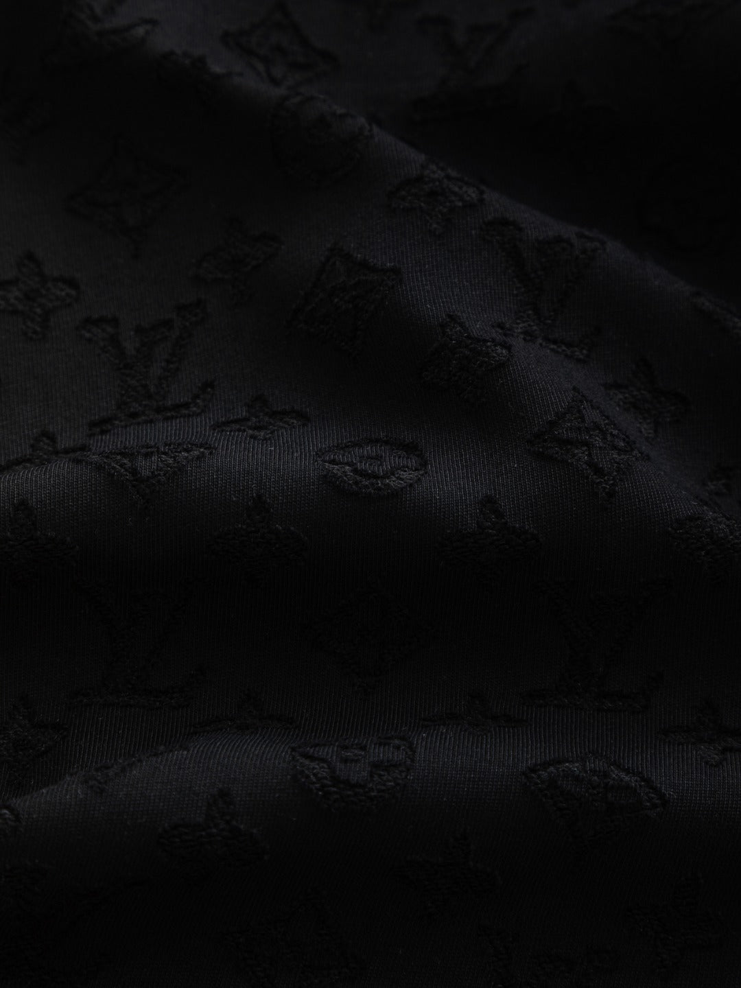 Louis Vuitton Monogram Embellished Wool Evening Crewneck for men