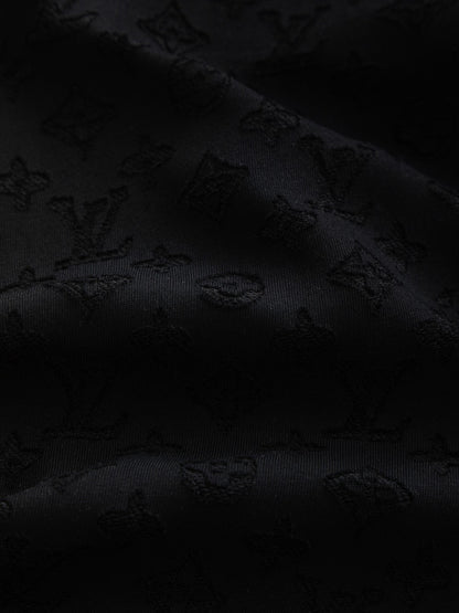 Louis Vuitton Monogram Embellished Wool Evening Crewneck for men