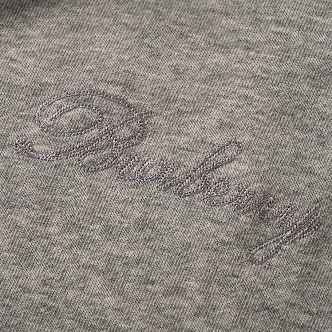 Burberry  Check Cursive Logo Cotton Zip Hoodie for men