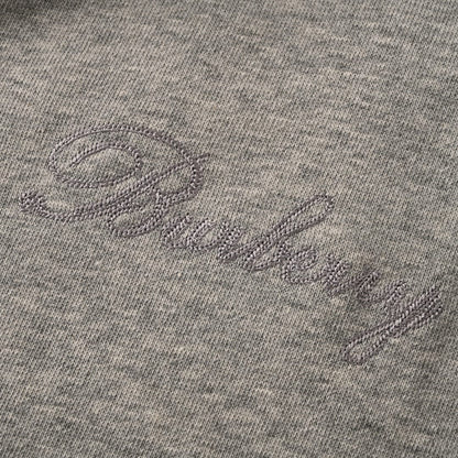 Burberry  Check Cursive Logo Cotton Zip Hoodie for men