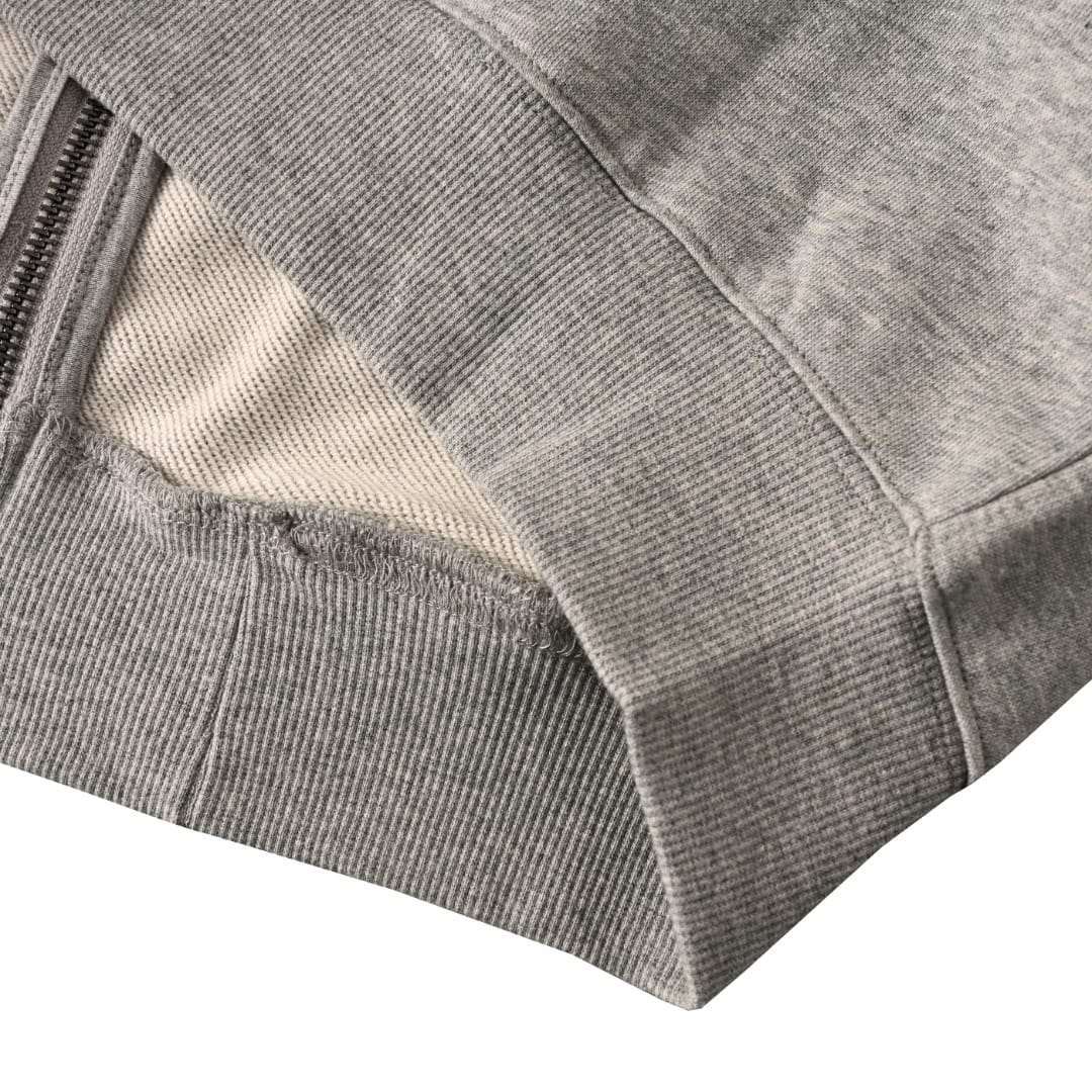 Burberry  Check Cursive Logo Cotton Zip Hoodie for men