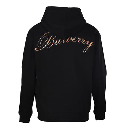 Burberry  Check Cursive Logo Cotton Zip Hoodie for men