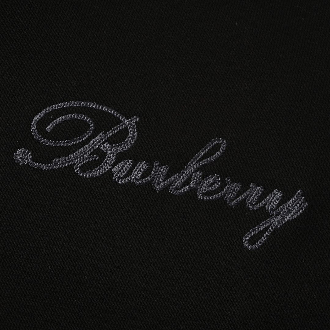 Burberry  Check Cursive Logo Cotton Zip Hoodie for men