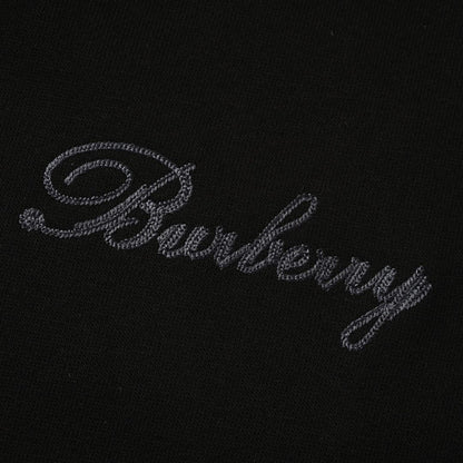 Burberry  Check Cursive Logo Cotton Zip Hoodie for men