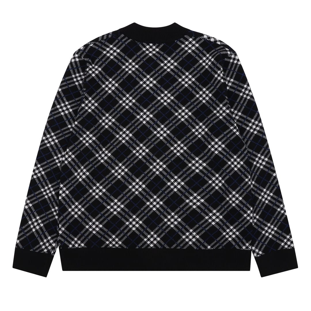 Burberry  Check Wool Blend Bomber Jacket for men