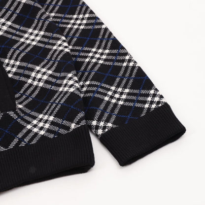 Burberry  Check Wool Blend Bomber Jacket for men