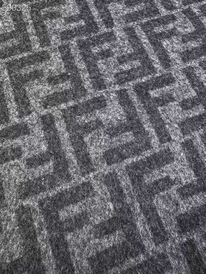 Fendi  Double wool jacket with FF detail for men