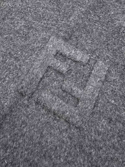 Fendi  Double wool jacket with FF detail for men