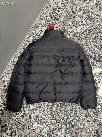 Gucci  Reversible GG nylon zip jacket for men