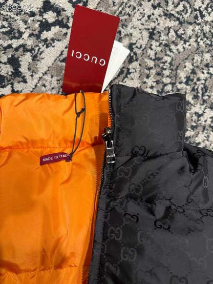 Gucci  Reversible GG nylon zip jacket for men