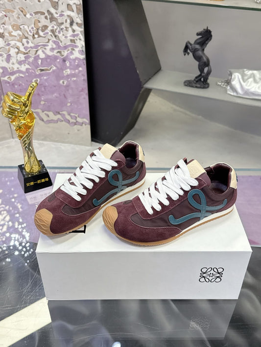 Loewe Ballet Runner 2.0 in nylon and calfskin for women