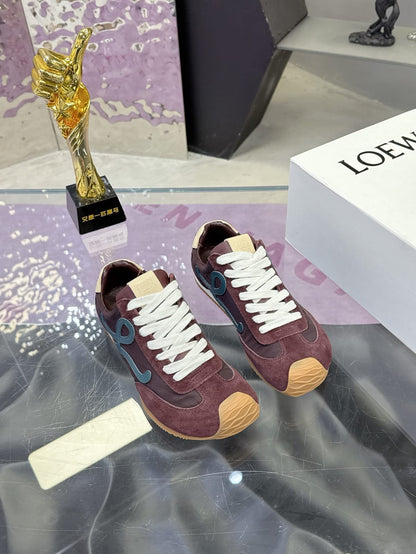 Loewe Ballet Runner 2.0 in nylon and calfskin for women