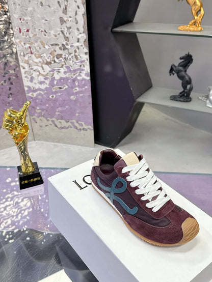 Loewe Ballet Runner 2.0 in nylon and calfskin for women