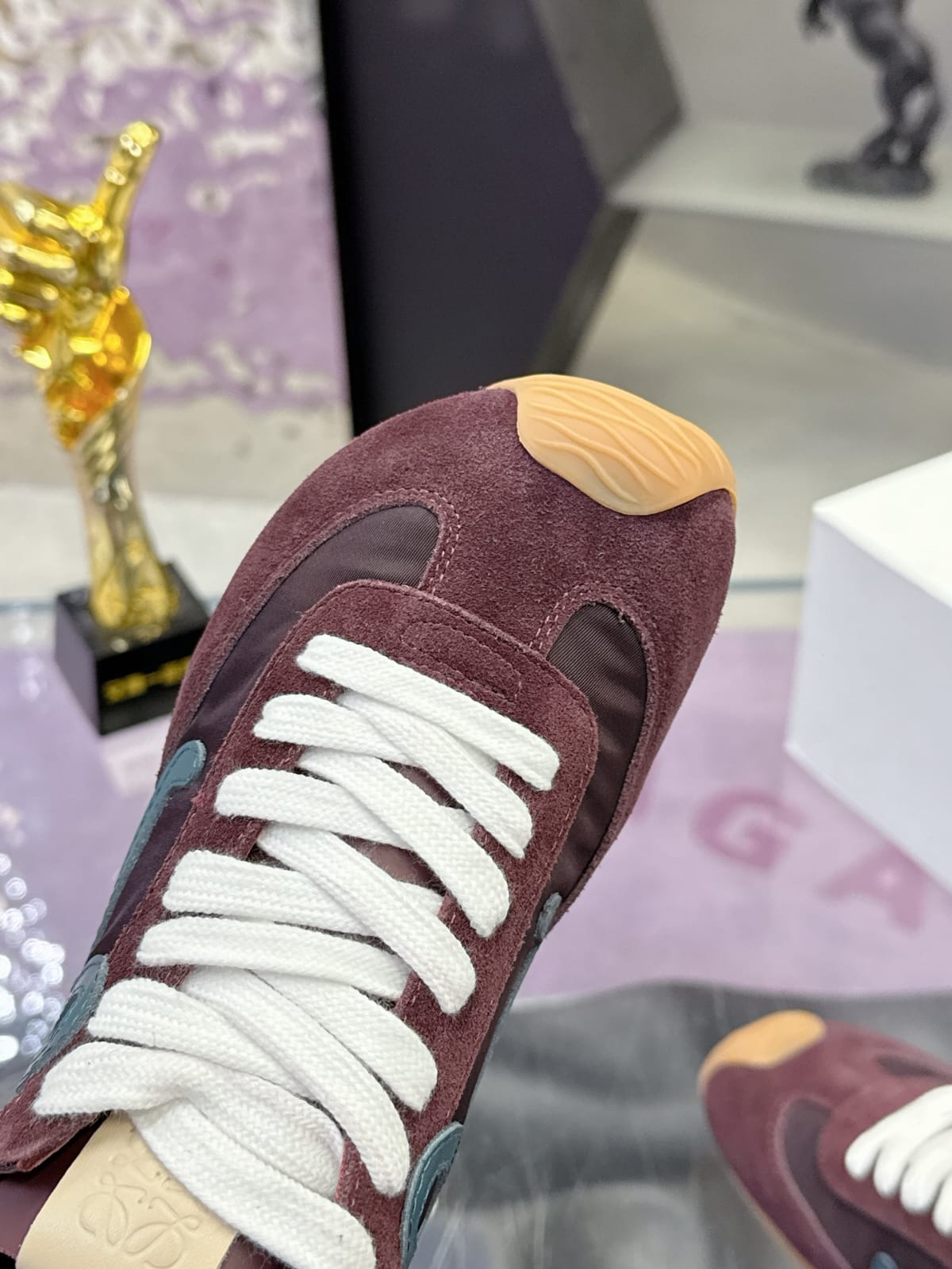 Loewe Ballet Runner 2.0 in nylon and calfskin for women