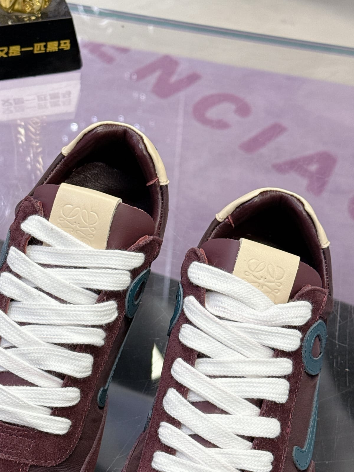Loewe Ballet Runner 2.0 in nylon and calfskin for women