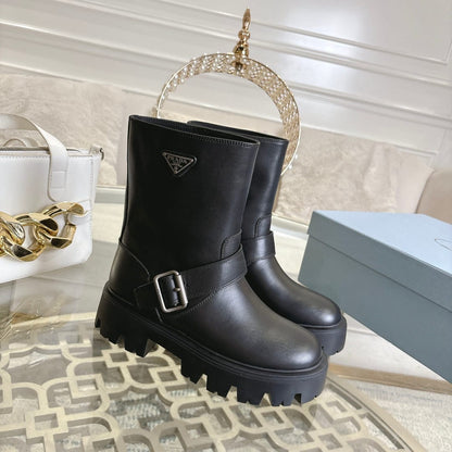 Prada  Leather booties for women