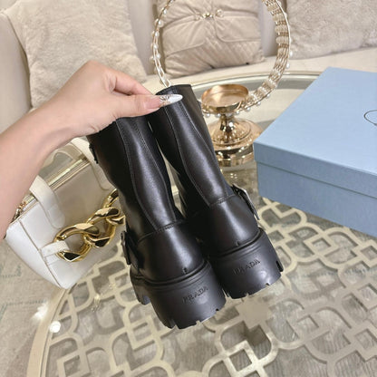 Prada  Leather booties for women
