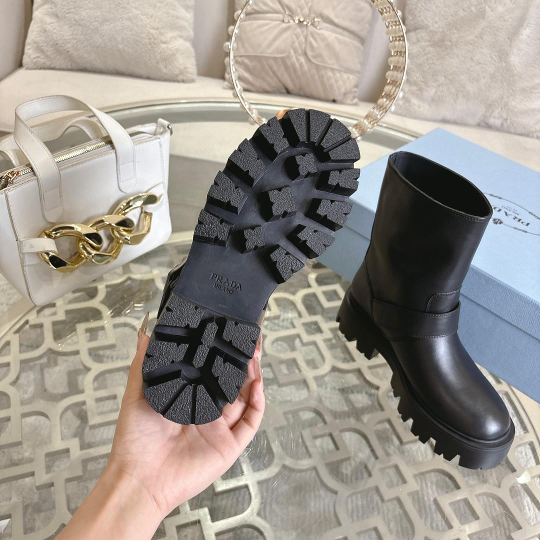 Prada  Leather booties for women