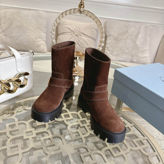 Prada  Leather booties for women