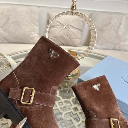 Prada  Leather booties for women