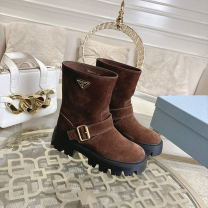 Prada  Leather booties for women