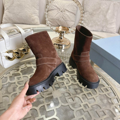 Prada  Leather booties for women