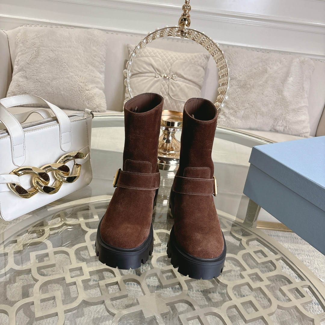 Prada  Leather booties for women