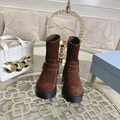Prada  Leather booties for women