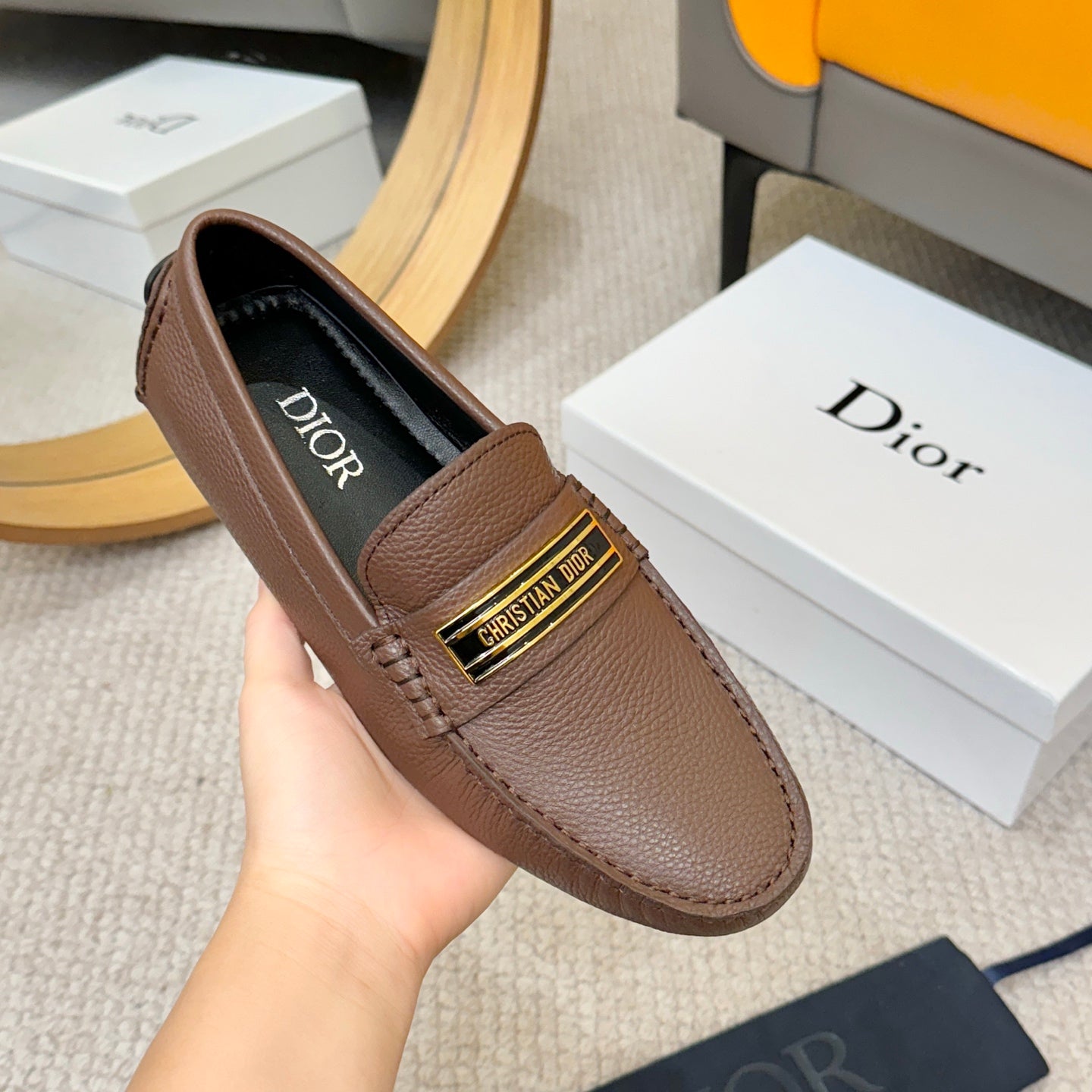 Dior Granville Loafer Brown MEN