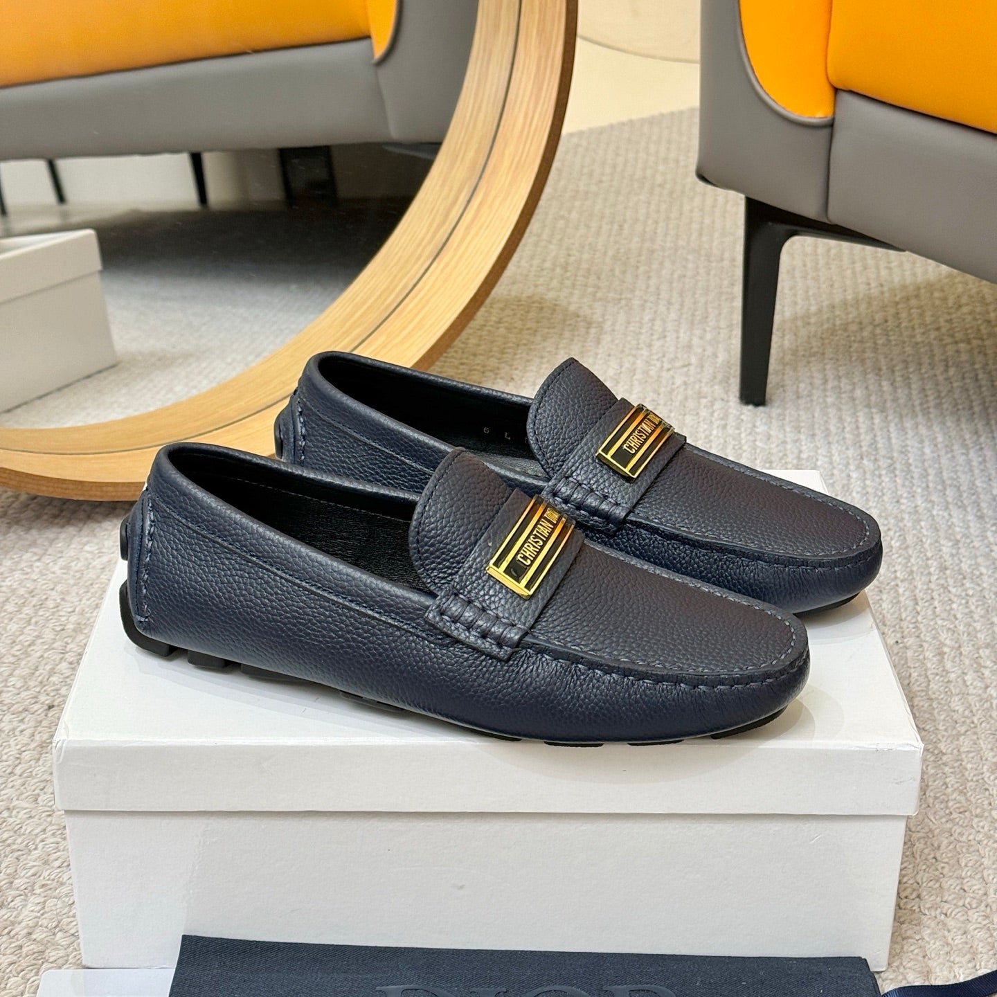 Dior Granville Loafer Dark Blue MEN