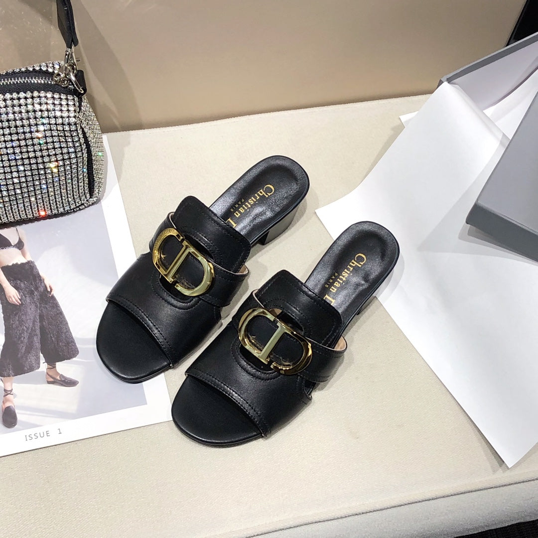Dior Montaigne sandals Black for women